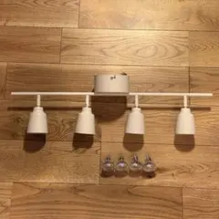 ★IKEA KNUTBO シーリングライト リモコン&マルチカラー電球4個付