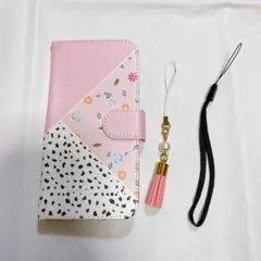 AQUOS sense2 SH-01L SHV43 手帳型 ケース ピンク