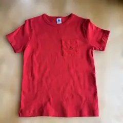 PETIT BATEAU Tシャツ レッド 8ans 128cmのサムネイル