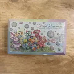 【新品未開封】ダッフィー＆フレンズ 20周年記念チョコレート缶カラフルハピネス