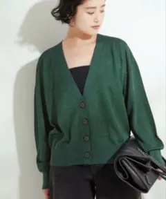 journal standard L'essage カーディガン・ベスト【緑】