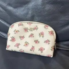 COACH 花柄ポーチ