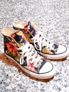 コンバース　オールスター　ハイカットスニーカー　メンズ　花柄　26cm【美品】