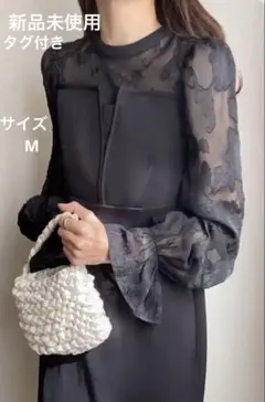 【新品未使用】FILLOU レースドッキングワンピースタグあり今期完売サイズ