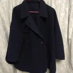 ネイビー オーバーサイズ ジャケット