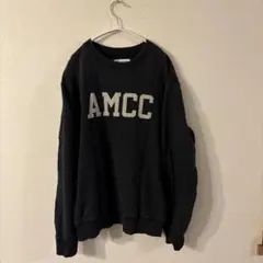 Champion AMCC プリント スウェット M ブラック