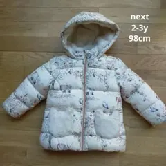 next オフホワイト 動物柄アウター 2-3y 98cm