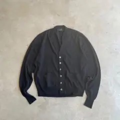 90s- イングランド製 Dunhill ダンヒル カーディガン M 黒