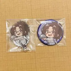 進撃の巨人 プリンスホテル イケプリ アクリルスタンド 缶バッジ ハンジ