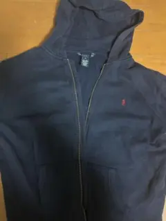 Polo byRalph Laurenネイビーフルジップフード付きジャンパーXLのサムネイル