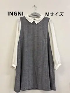 INGNI チェックワンピース