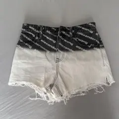 alexanderwang.ハイウエストロゴショートパンツ alexanderwang ハイウエストショートパンツ 25 - メルカリ