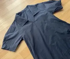 LUCA/LADY LUCK LUCA スキッパーネック 半袖シャツワンピース