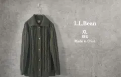 メ*5様 L.L.Bean XL ケーブルニットカーディガン