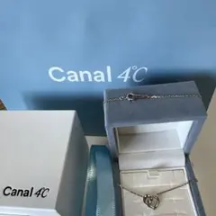 本日値下げ‼️新品未使用品❣️Canal 4℃ ハート型ネックレス