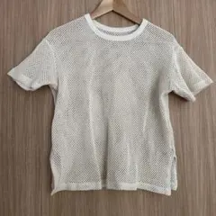 SIMPLICITE メッシュトップス アイボリーのサムネイル