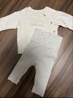 H&M オーガニックコットン2-4M 上下セット　セットアップ　ベビー