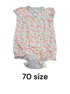 花柄ロンパース 70サイズ