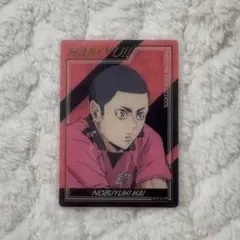 【匿名配送】ハイキュー トレーディング箔押しクリアカード 海信行