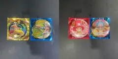 【ONE PIECE セット③】 輩缶バッジ ウソップ チョッパー 4個セット