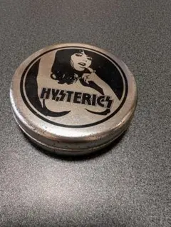 HYSTERIC シルバー缶 女性イラスト入り
