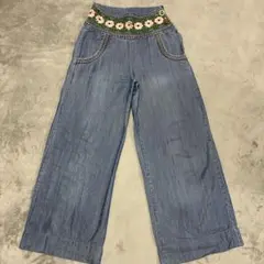 Language デニムワイドパンツのサムネイル
