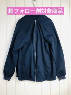 ノーカラージャケット ネイビー Lサイズ Ciaopanic