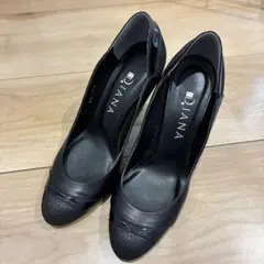 DIANA（ダイアナ）エナメルパンプス ブラック 23cm（新品、未使用