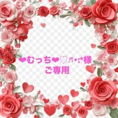 ❤︎むっち❤︎♡♬・:*様ご専用