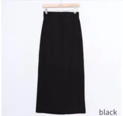 nugu whim バックスリットロングスカート