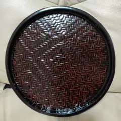 【未使用】籃胎(らんたい)漆器 お盆 美品