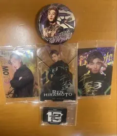 RIZIN一番くじ　平本蓮　RIZINカード　缶バッジ　セット