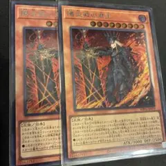 遊戯王 陽炎殿の君主 シークレット 2枚