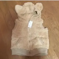 クマのもこもこベスト☆くまさん　100cm