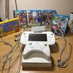 Wii U 本体とゲームソフト5本セット　箱あり