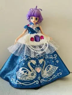 白鳥ドレス青TAKARATOMYクリィミーマミアゾンにも着られるサイズ