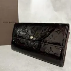 極美品 ルイヴィトン モノグラム ヴェルニ ポルトフォイユサラ
