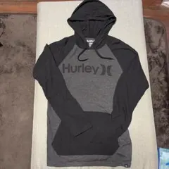 Hurley 薄手パーカー Sサイズ グレー/ブラック