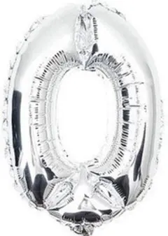 make smile 数字バルーン シルバー パーティーに (0)