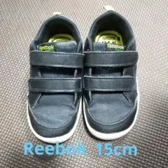 Reebok ベルクロスニーカー 黒/緑