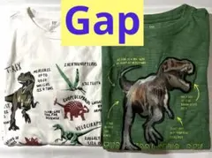 Gap ギャップ　恐竜　ティラノサウルス Tシャツ２セット　 Lサイズ（140）