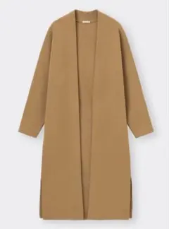 ※お値引き中※ GUベージュ ニット ロングカーディガンS