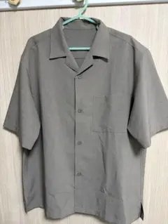 GU オープンカラーシャツ ポリエステル100%