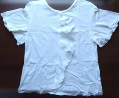 コムサフィユ Tシャツ 150-160cm オフホワイト フリルのサムネイル