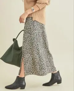 ビューティー&ユース　ユナイテッドアローズ　アニマル柄スカート