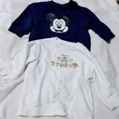 UNIQLO ミッキーマウス & トイ・ストーリー トレーナー2枚セット❤️