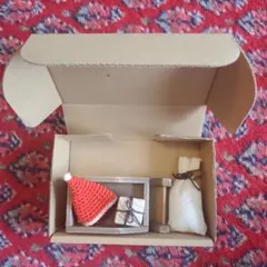 しろくま貯金箱　クリスマス