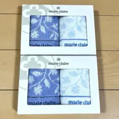 マリクレール タオルハンカチ 2枚セット 4枚まとめ売りのサムネイル