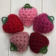 アクリルたわし　エコたわし　いちご