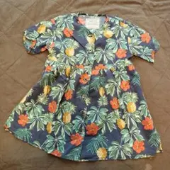 BREEZE フラワープリント ワンピース 90